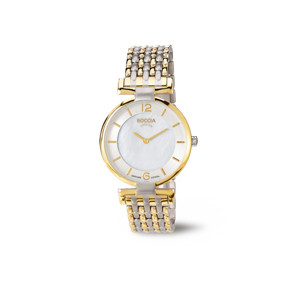 Boccia Dress Damen Uhr Silber/Gold 3238-04 Produktbild