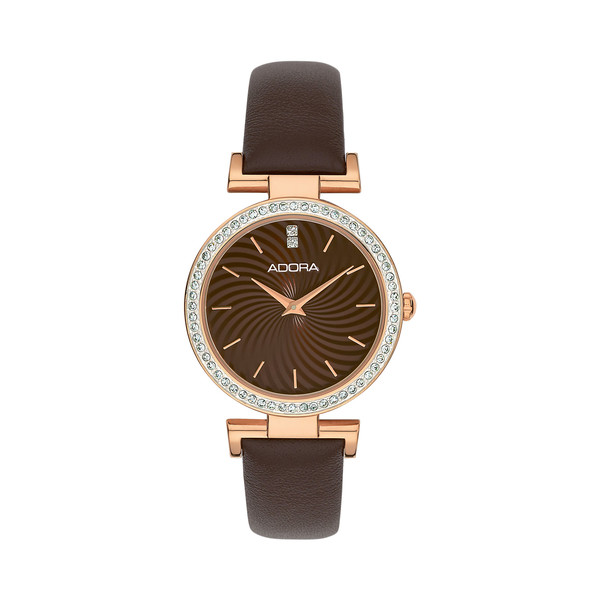 Adora TS-Serie Damen Uhr Braun-Ros 4356 Produktbild