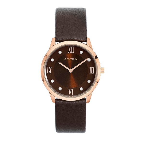 Adora TS-Serie Damen Uhr Braun-Ros 4834 Produktbild