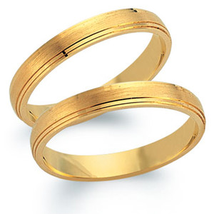 Trauringe Eheringe Gold Gelbgold - CLR1015 Produktbild