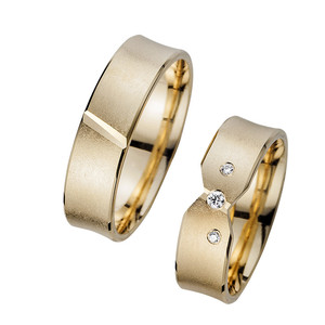 Trauringe Eheringe Gold Gelbgold - HR265 Produktbild