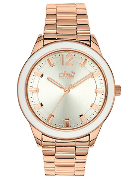 CHILL Damen Uhr 1511 mit Rosvergoldetem Gehuse und Arnband Produktbild