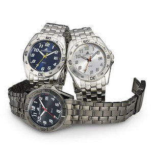 Adora-Design Herrenuhr mit Edelstahlband Silber - AN2912...