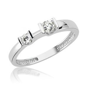 Goldhaus ATK 13R Silberring für Damen mit Zirkonia...